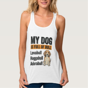 Grappig Mijn Hond Zit Vol Met Olie Beagle Vintage Tanktop