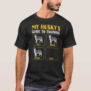 Grappig mijn husky's gids voor het trainen van hus t-shirt