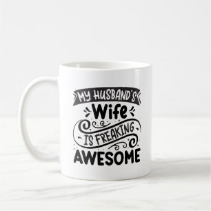Grappig Mijn Man Zijn Vrouw Is Vet Awesome Koffiemok