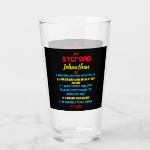 Grappig mijn stiefvader citaat glas
