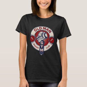 Grappig Mma Oude Man Boxing Club Combat Sports Ver T-shirt