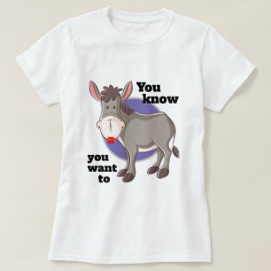 Grappig Mode Novelty, WEET JE DAT JE KMA WILT. T-shirt