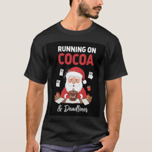 Grappig modern kerst T-shirt Ontwerp van Kerstma
