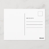 Grappig Modern Nieuw Adres Custom Pet Dog Foto Briefkaart (Achterkant)