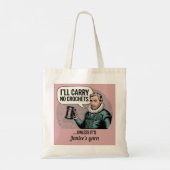 Grappig Modern Quote Haakgaren Pun Tote Bag (Achterkant)