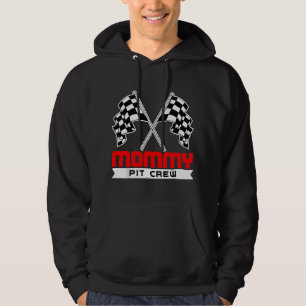 Grappig Moeder Racing Auto Kostuum W Hoodie