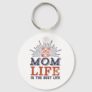 Grappig Moederdag dat het leven van mama het beste Sleutelhanger