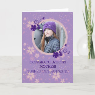 Grappig Moederdag fotocadeau wenskaart Kaart