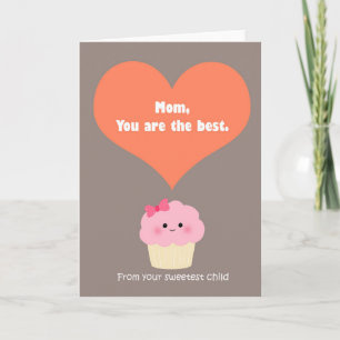 Grappig Moederdag/mam Birthday van dochter Kaart