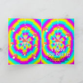 Grappig Moederdag mam Trip Retro Hippie Humor Kaart (Binnen)