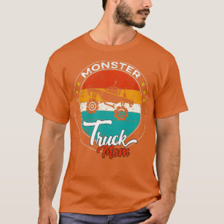 grappig moedermonster van 27s-dag, Truck Mam Retro T-shirt
