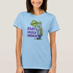 Grappig moederschap T-Shirten: Baby in aanbouw T-shirt
