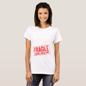 Grappig moederschapsshirt | Fragiele behandeling m T-shirt (Voorkant volledig)