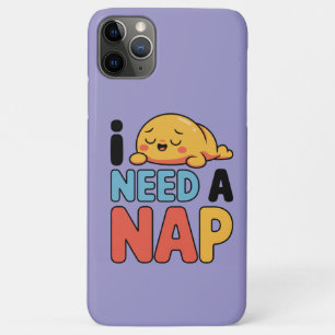 Grappig Moet Een Dutje Doen Schattig Slaperig Cart iPhone 11 Pro Max Hoesje