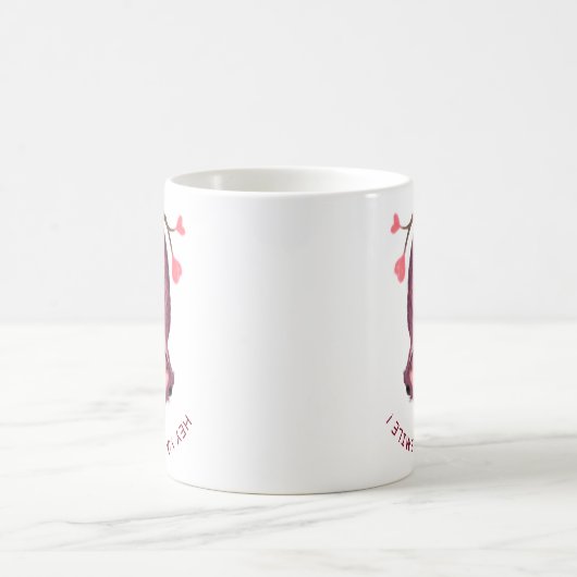 Grappig mok cadeau met speelse luiaard - Smile (Center)