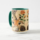 Grappig mok cadeau romantische Giraffe - Gentleman (Voorkant links)