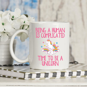 Grappig moment om een Unicorn te worden Koffiemok