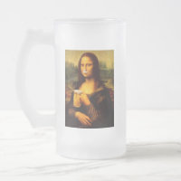 Grappig Mona Lisa Beer Lover Uniek Cadeau