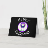 Grappig, monster, Halloween Kaart (Voorkant)