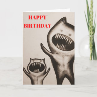 GRAPPIG MONSTER HAPPY BIRTHDAY KAART