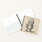 Grappig Monster Notitieboek (Binnen)