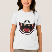 Grappig Monster Tri-Blend Shirt (Voorkant)