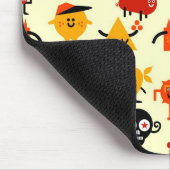 Grappig monsterpatroon muismat (Hoek)