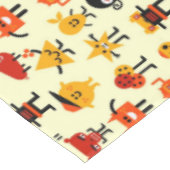 Grappig monsterpatroon tafelkleed (Gekanteld)