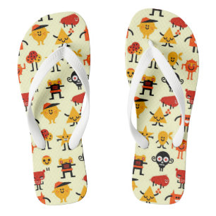 Grappig monsterpatroon teenslippers