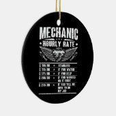 Grappig monteur uurtarief auto monteur arbeid keramisch ornament (Rechts)