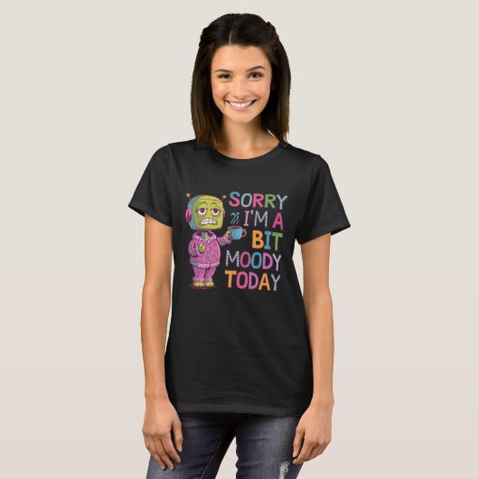 🤖Grappig Moody Chatbot Companion Ai T-shirt (Voorkant volledig)