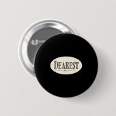 Grappig Mooiste Kostuum Ronde Button 5,7 Cm (Voorkant /achterkant)