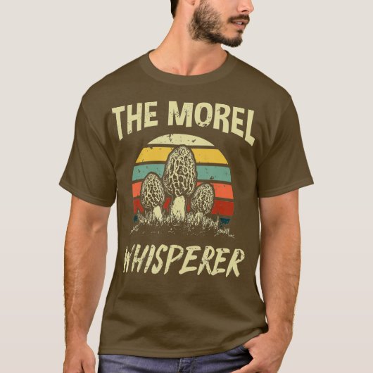 Grappig Morel Mushroom Hunter Gift Foerageren T-shirt (Voorkant)
