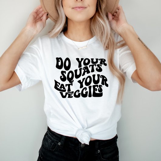 Grappig Motivatie Quote Modern Retro Font Shirt