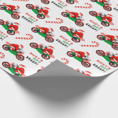 Grappig motorcross cadeau cadeaupapier (Hoek)