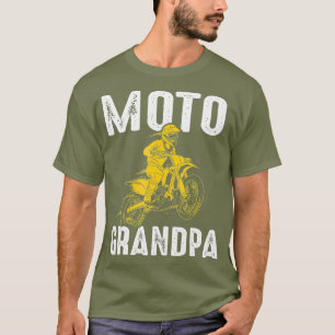 Grappig  motorcross opa Dirt Bike T-shirt