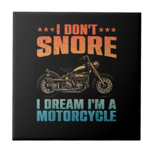 Grappig motorontwerp voor mannen vrouwen motor R Tegeltje