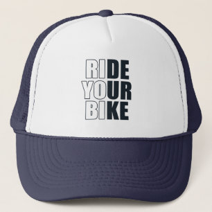 Grappig mountainbike citaat trucker pet