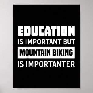Grappig Mountainbike Shirt - Mountainbike Poster