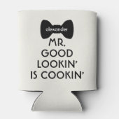 Grappig Mr. Goed Kookkend Bowtie Keuken Grill Blikjeskoeler (Achterkant)