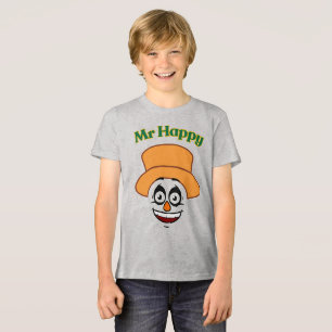 Grappig Mr Happy Grafische T-shirt voor Kinderen