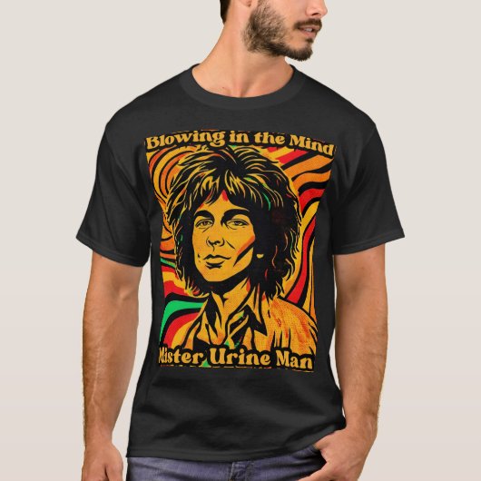 Grappig Mr Urin Man T-shirt | Eigenzinnig grafisch (Voorkant)