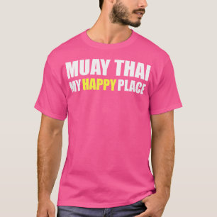 Grappig Muay Thai boksen en kickboksen T-shirt