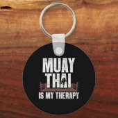 Grappig muay thai ontwerp voor mannen vrouwen Kind Sleutelhanger (Voorkant)