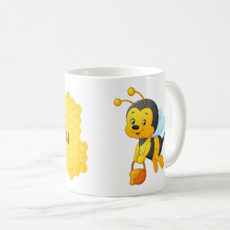 Grappig Mug - Bee Happy! Koffiemok