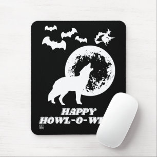 grappig muispad "HAPPY HOWL-O-WEEN 2" Muismat