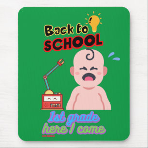grappig muispad "TERUG NAAR SCHOOL" Muismat