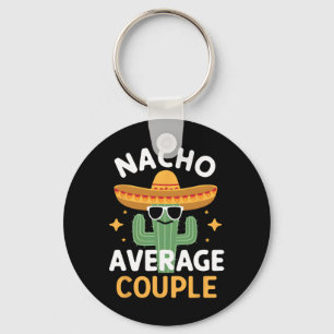 Grappig Nacho Gemiddeld Paar Cinco de Mayo Mexicaa Sleutelhanger