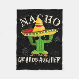 Grappig Nacho Gemiddelde kleindochter Familie M Fleece Deken