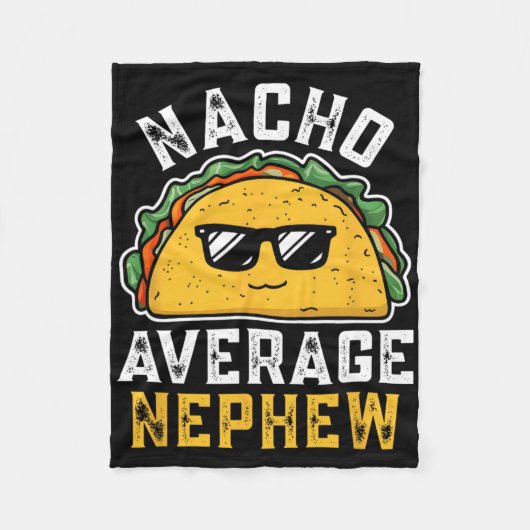 Grappig Nacho Gemiddelde neef Cinco de Mayo Mexica Fleece Deken (Voorkant)